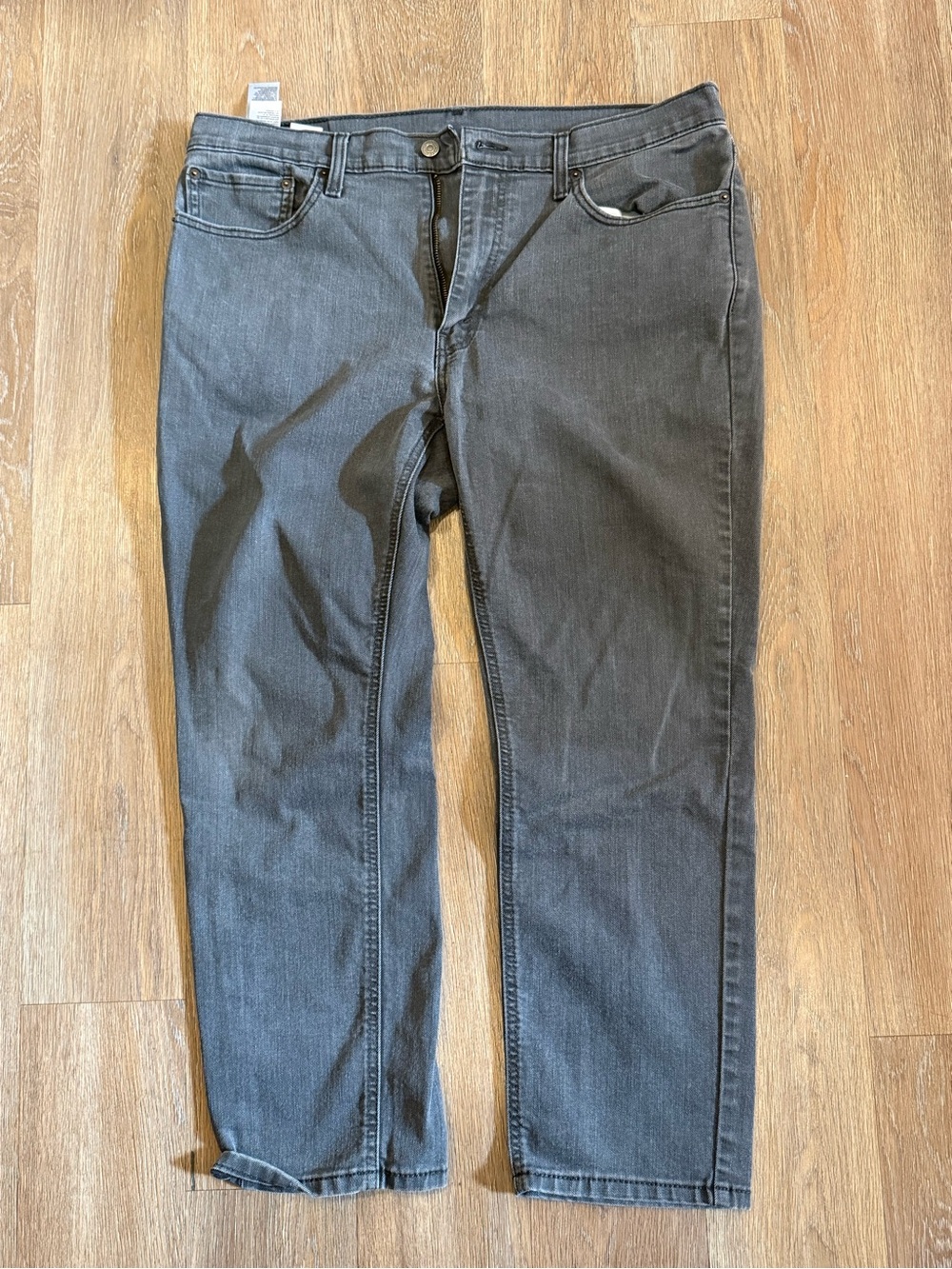 Levi's Men's Straight Jeans in Charcoal Gray